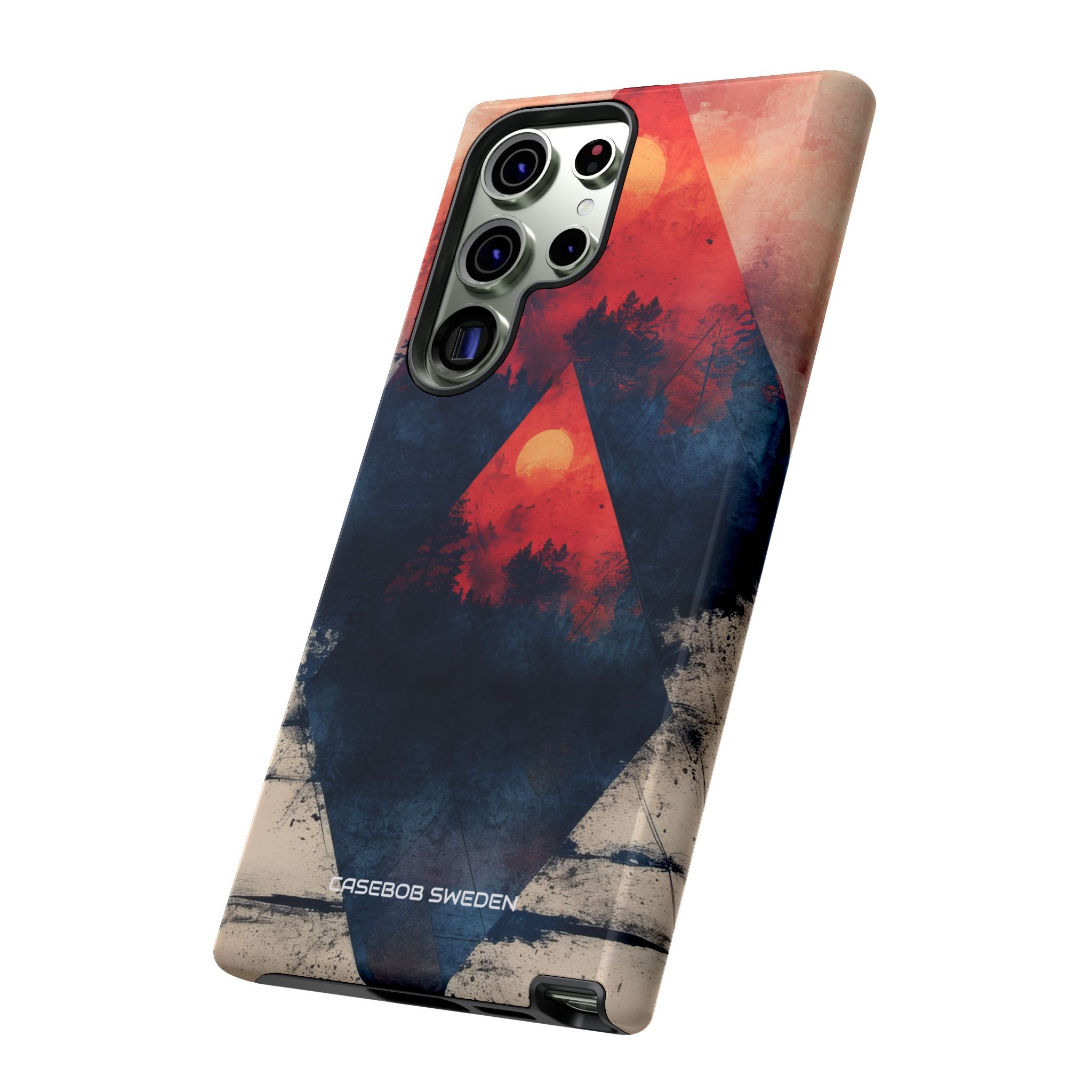 Red Sky Serenity - Tough Samsung S23 Phone Case