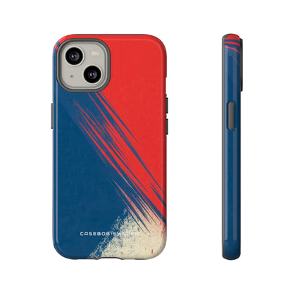 Vintage Brushstroke Harmony iPhone 14 - Tough Phone Case