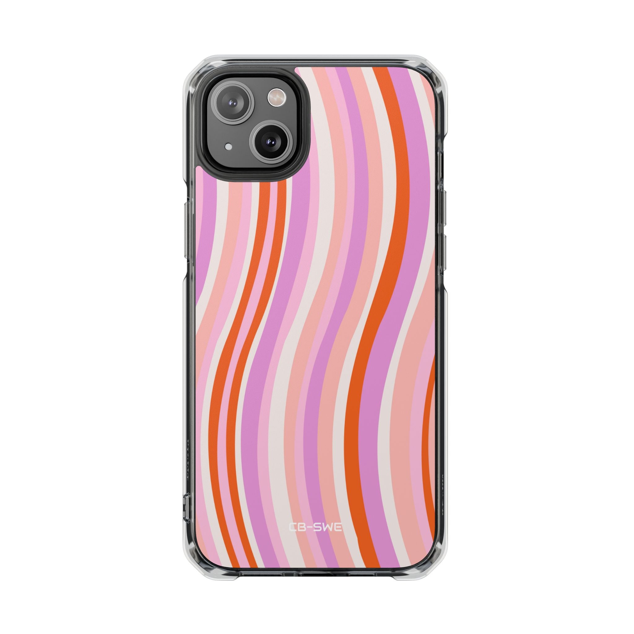 Vibrant Wave Symphony iPhone Case - Impact