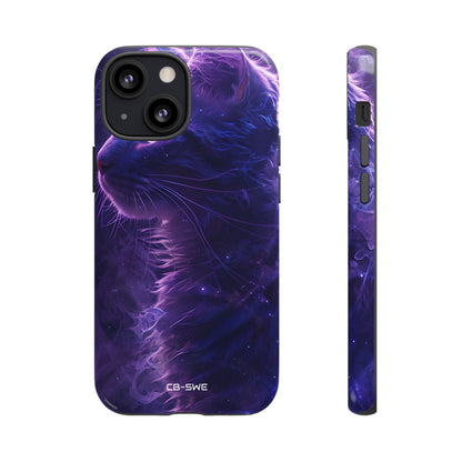Mystical Starlit Cat - iPhone Case