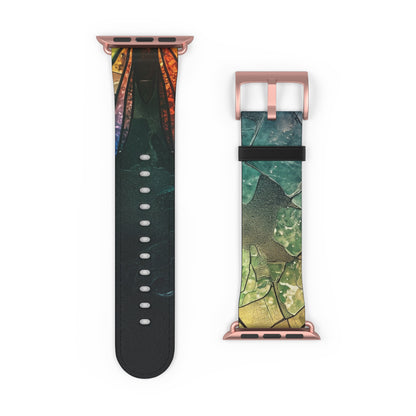 Stained Glass Butterfly - Watch Band