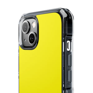 Lemon Yellow | Phone Case for iPhone (Clear Impact Case - Magnetic)