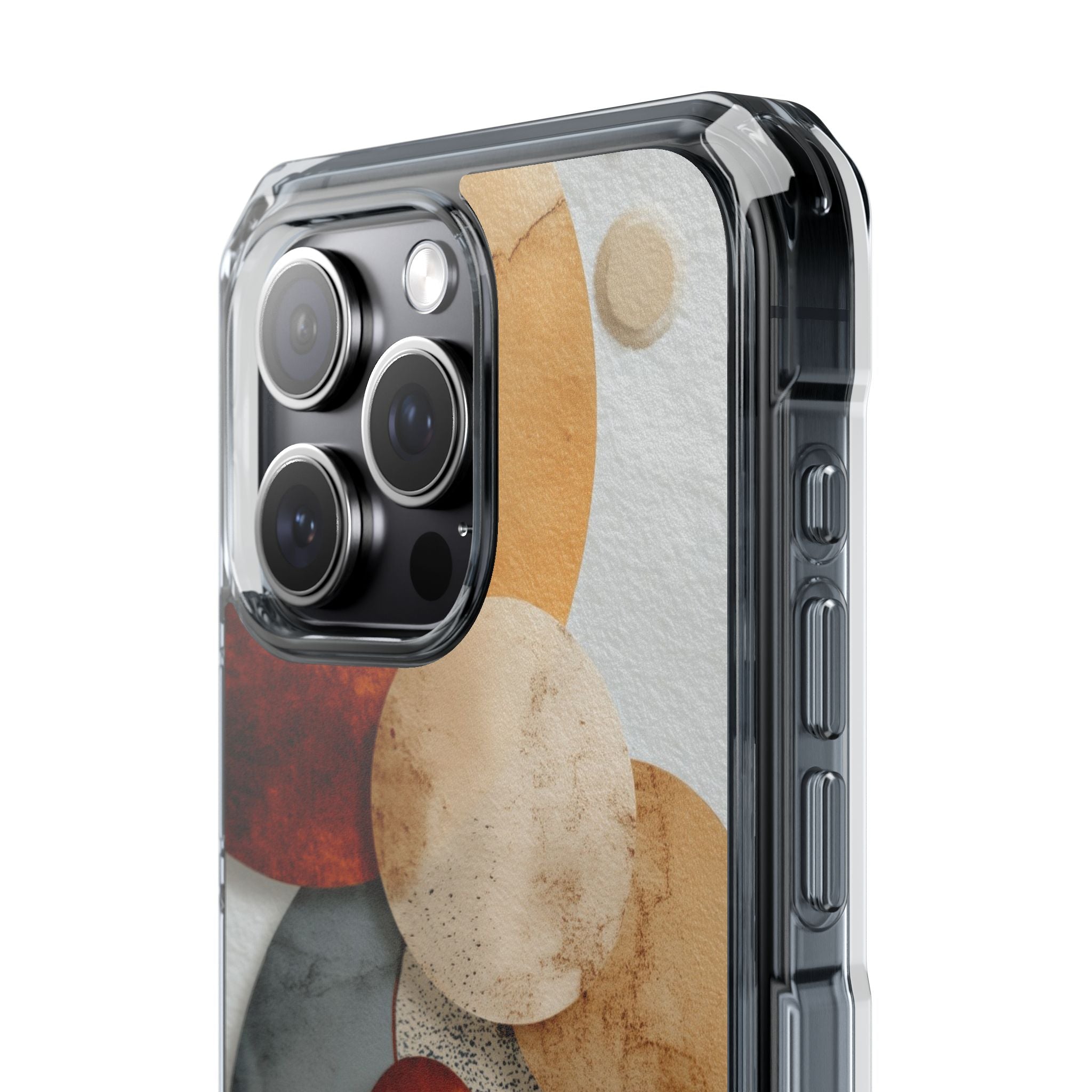 Circles Embrace Warmth iPhone Case - Impact