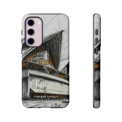 Architectural Curves in Line Formation Samsung S23 - Tough Phone Case