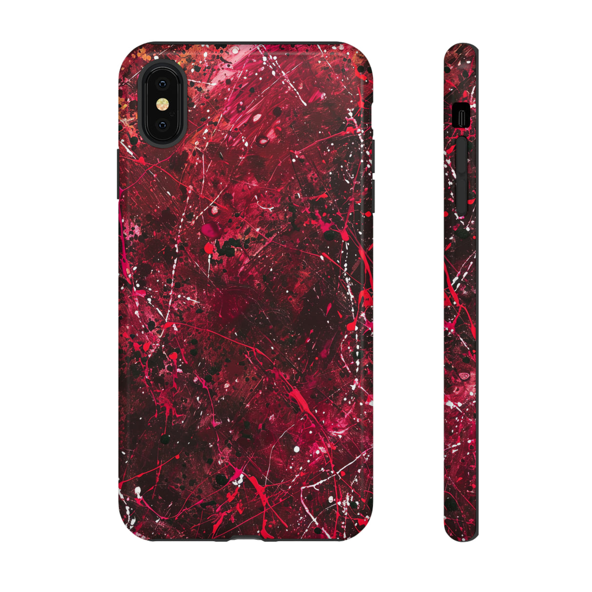 Crimson Splatter Dynamic - Protective Phone Case