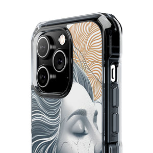 Serene Abstraction - Phone Case for iPhone (Clear Impact - Magnetic)