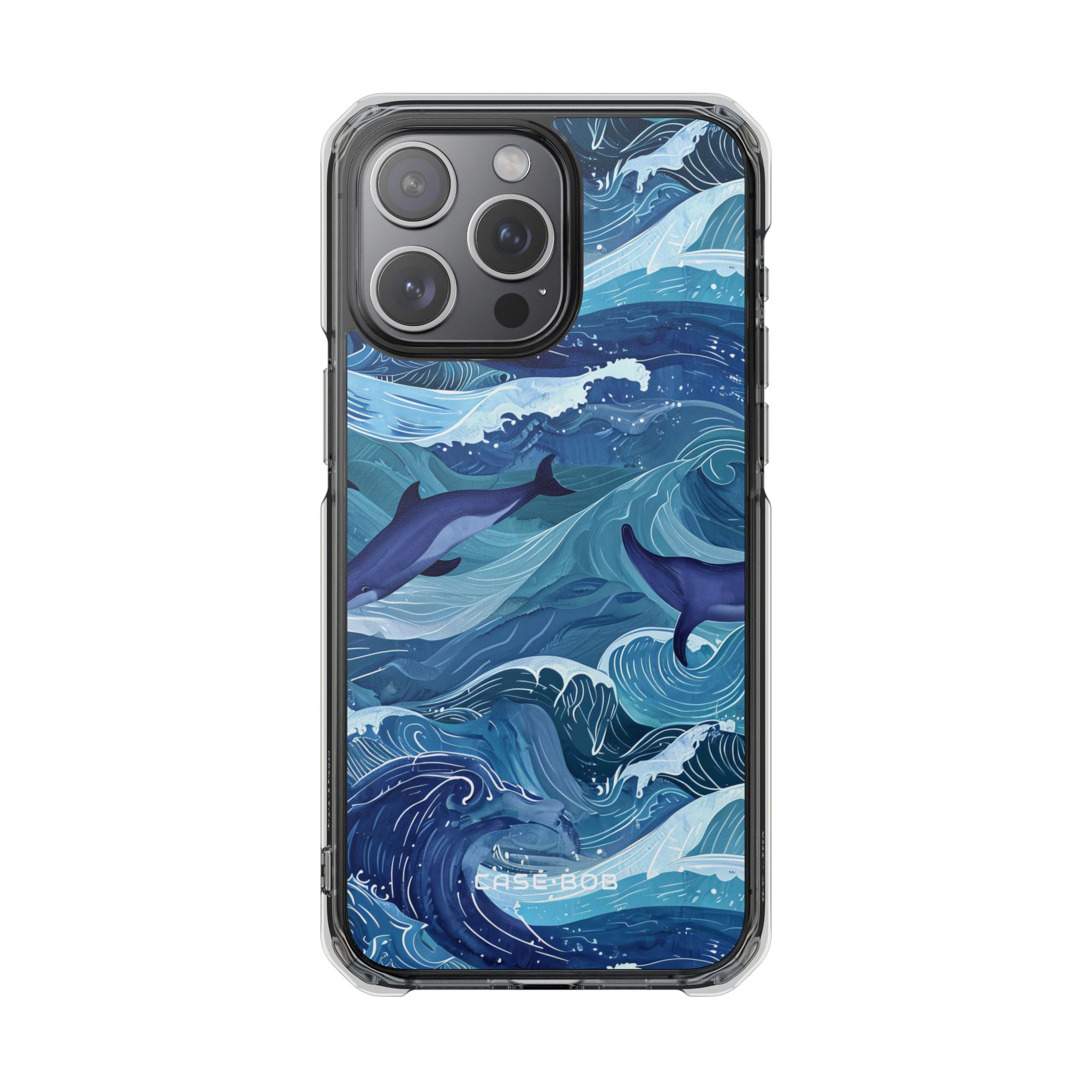 Dolphin Waves iPhone 15 Pro Max Case - Impact