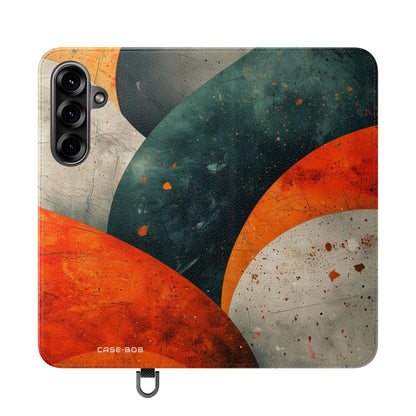 Sweeping Ember Bands - Samsung S25+ Case - Wallet