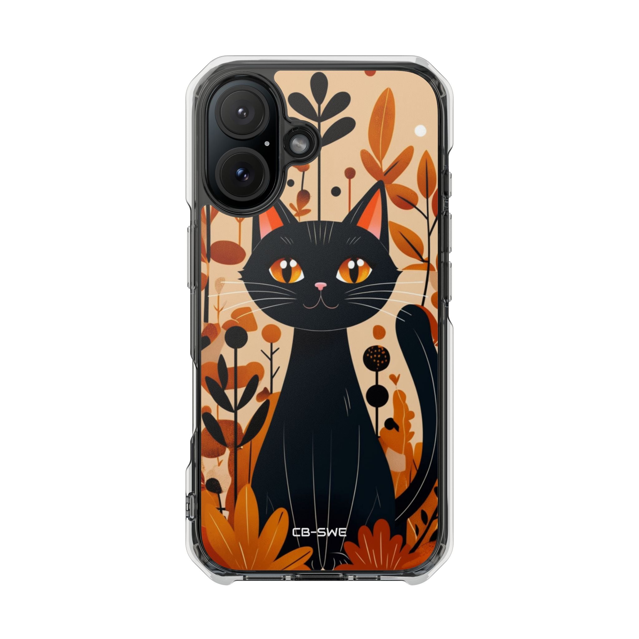 Autumnal Cat Whimsy iPhone Case - Impact