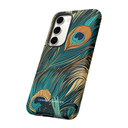 Art Nouveau Peacock Elegance Samsung S23 - Tough Phone Case