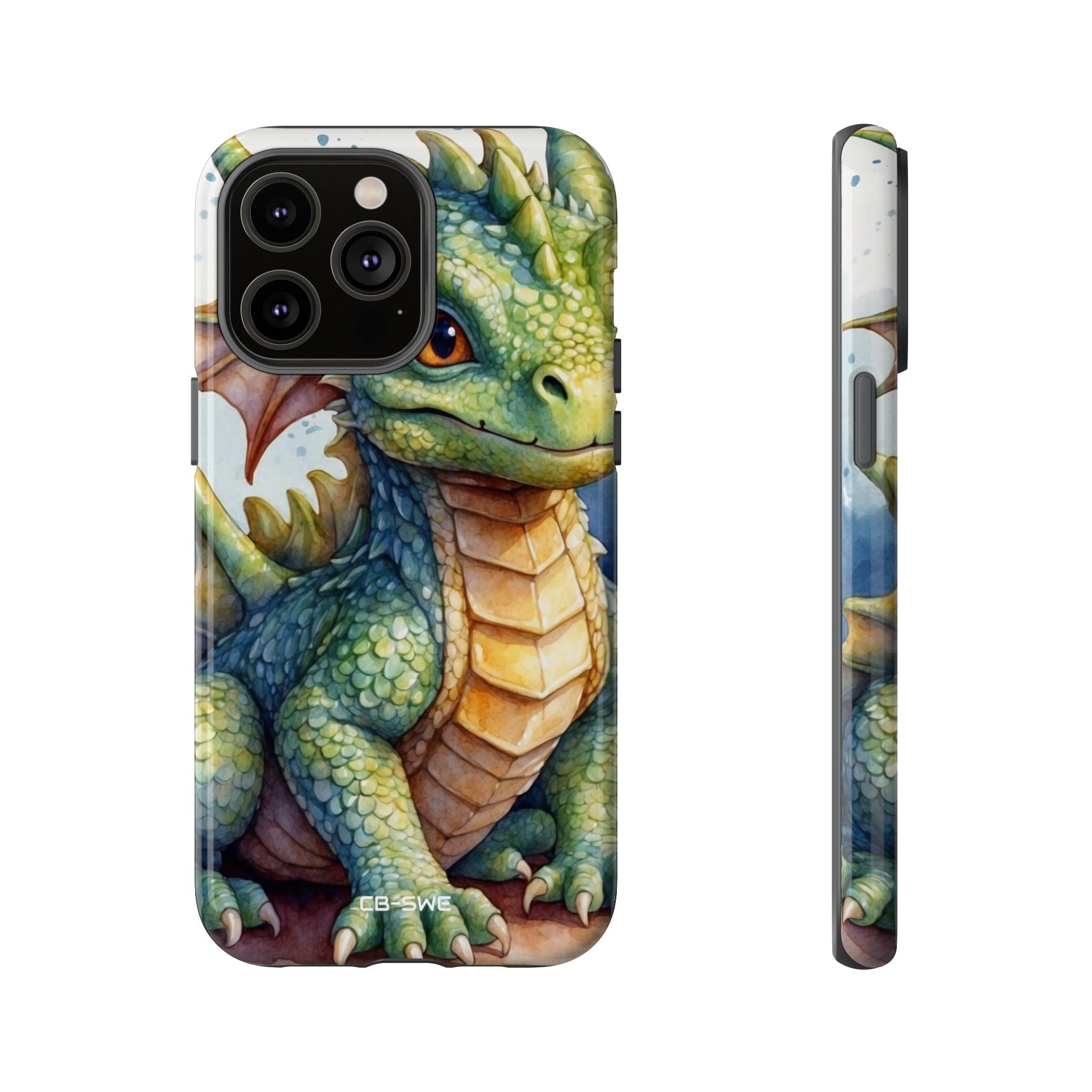 Green Dragon Smiles - iPhone Case