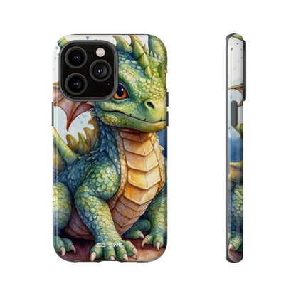 Green Dragon Smiles - iPhone Case
