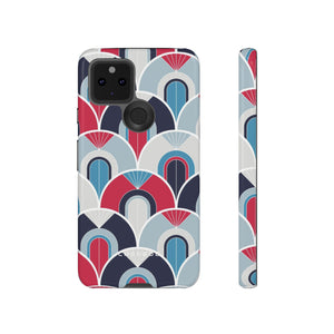 Blue Retro - Protective Phone Case