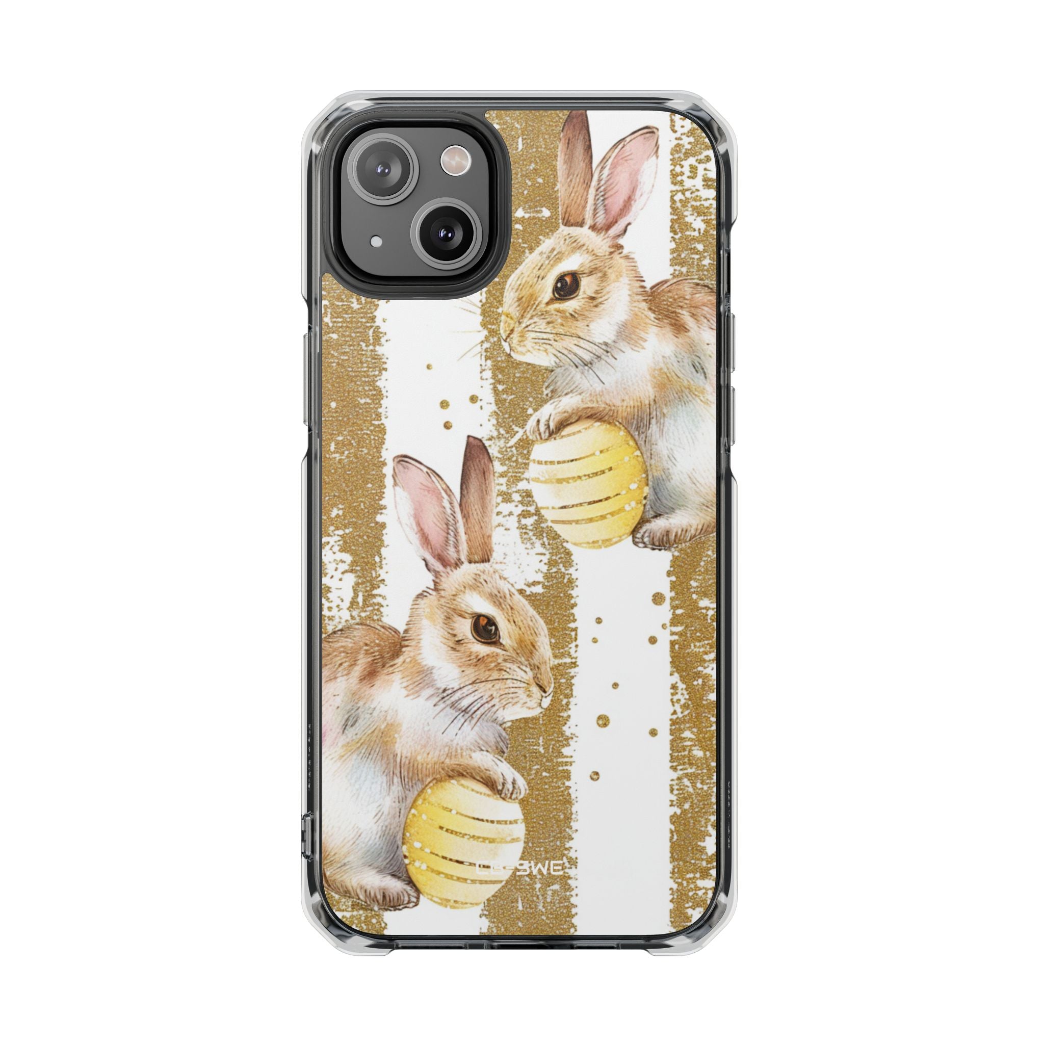 Bunnies Hold Eggs iPhone Case - Impact