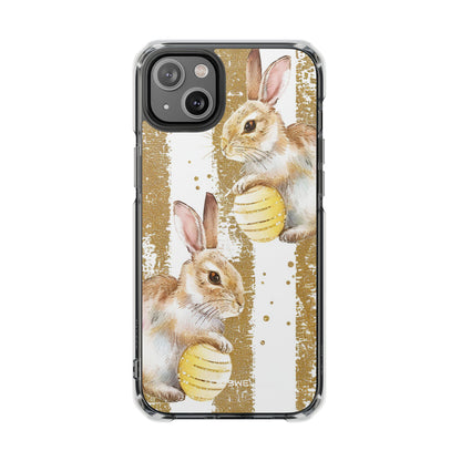 Bunnies Hold Eggs iPhone Case - Impact