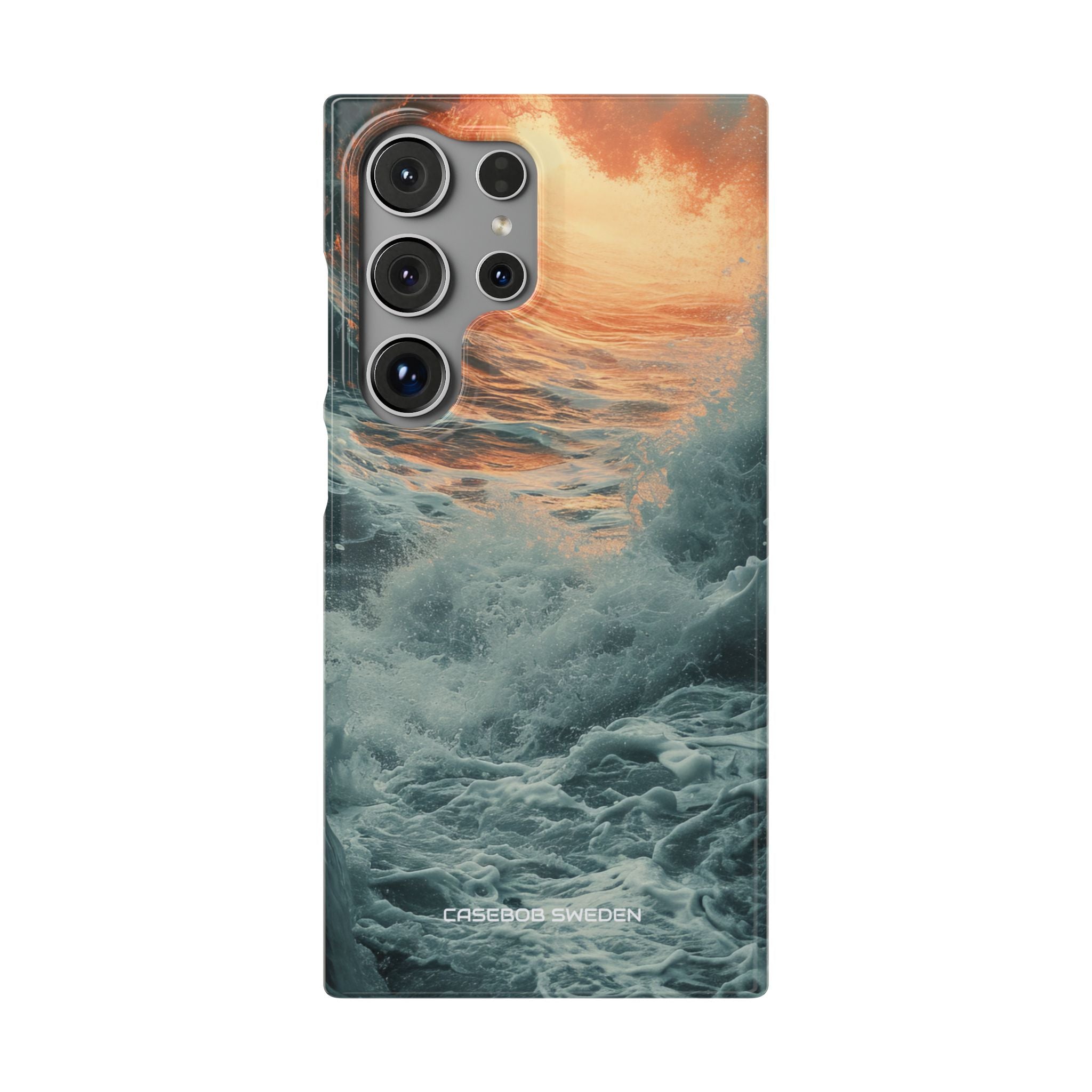 Fiery Wave Power - Slim Samsung S24 Phone Case