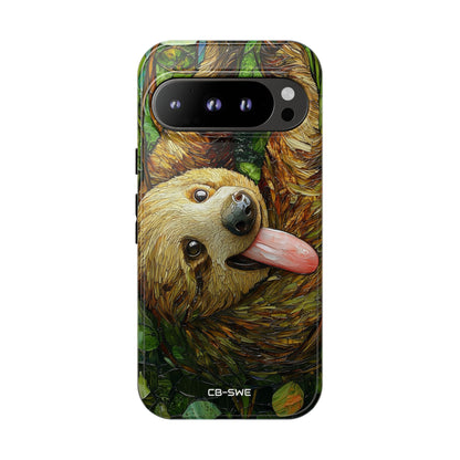 Sloth Hangs Playfully - Google Pixel Case