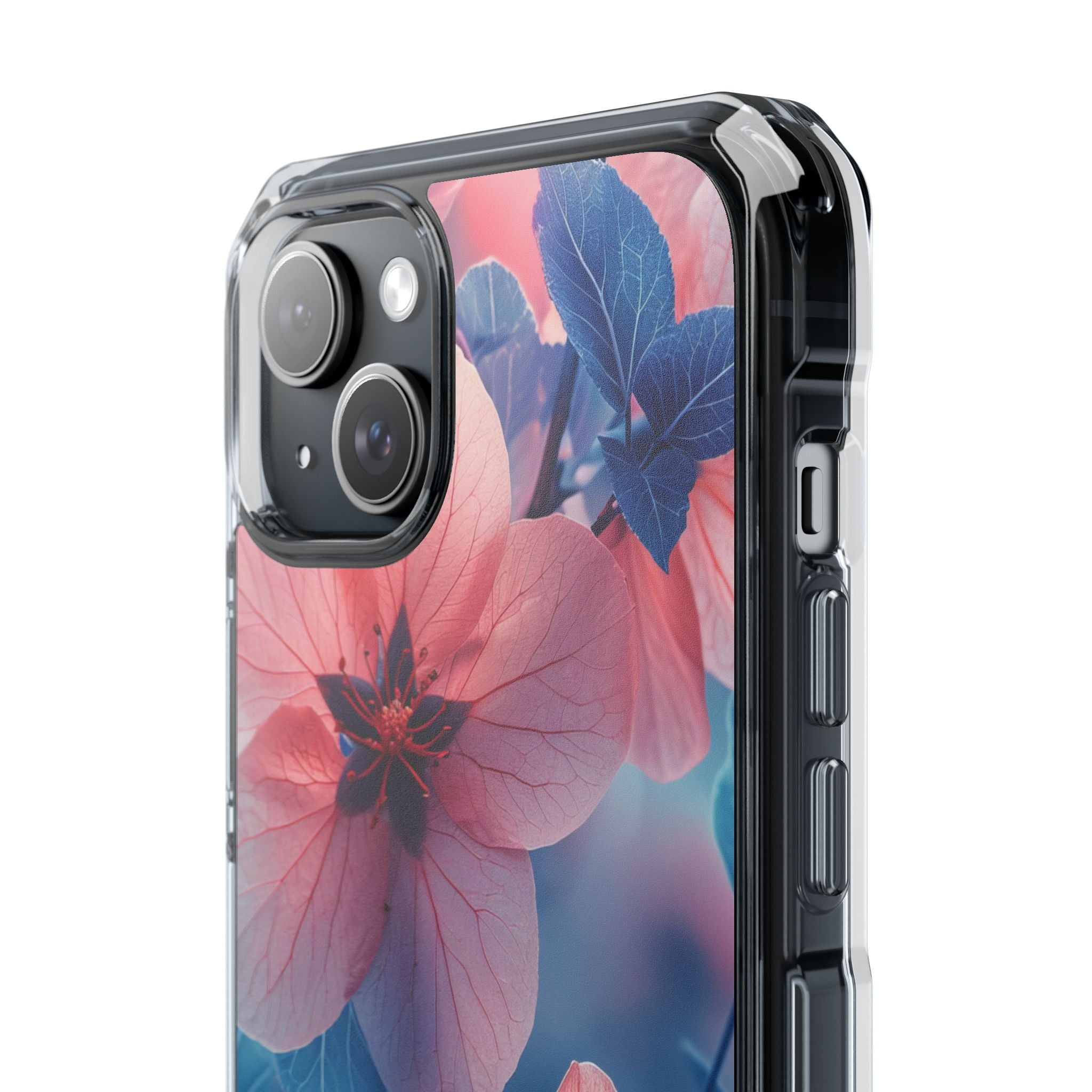 Ethereal Floral Harmony iPhone 15 - Clear Impact Phone Case