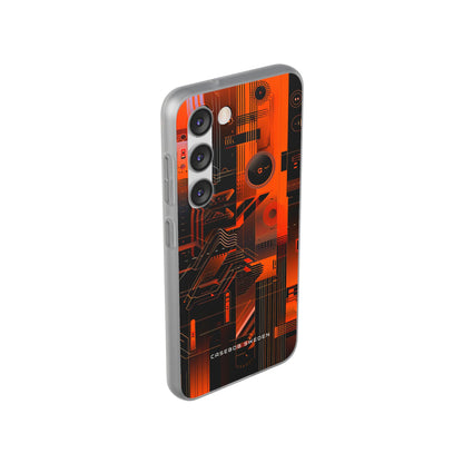 Gradient Circuitburst Samsung S23 - Flexi Phone Case