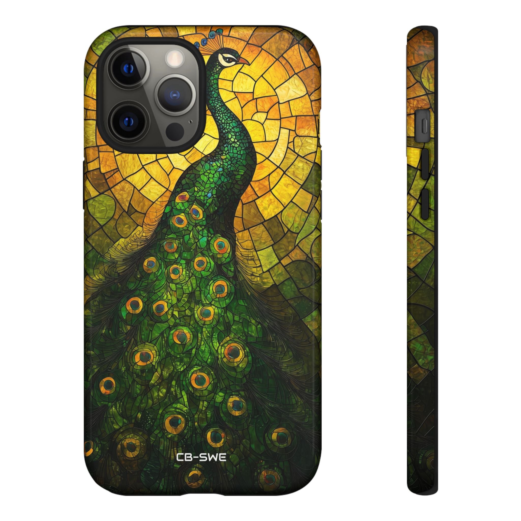 Peacock Spreads Light - iPhone Case