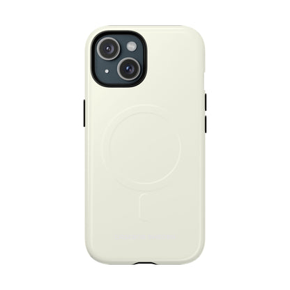 Ivory White - Tough + MagSafe® iPhone 15 Phone Case