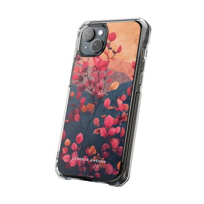 Vibrant Floral Harmony iPhone 15 - Clear Impact Phone Case