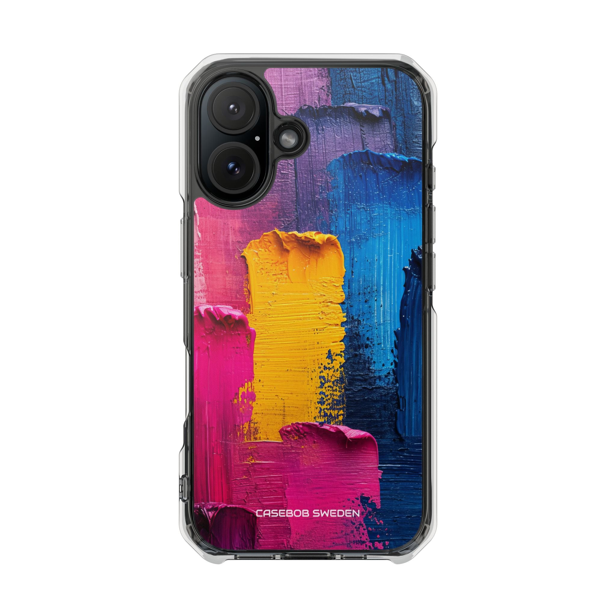 Bold Abstract Texture - Clear Impact iPhone 16 Phone Case