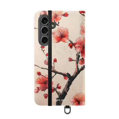 Cherry Blossom Breeze - Samsung S24 Plus Case - Wallet