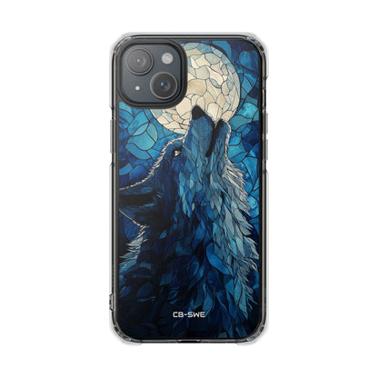 Wolf Howls Moonlight iPhone Case - Impact