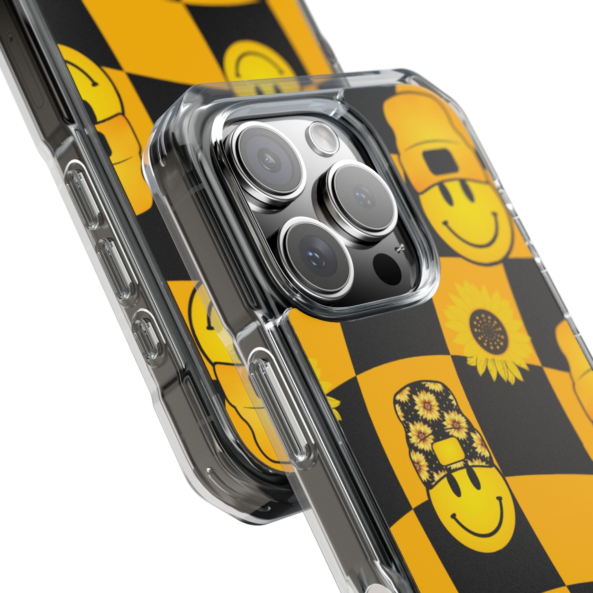 Joyful Checkered Smiles iPhone Case - Impact