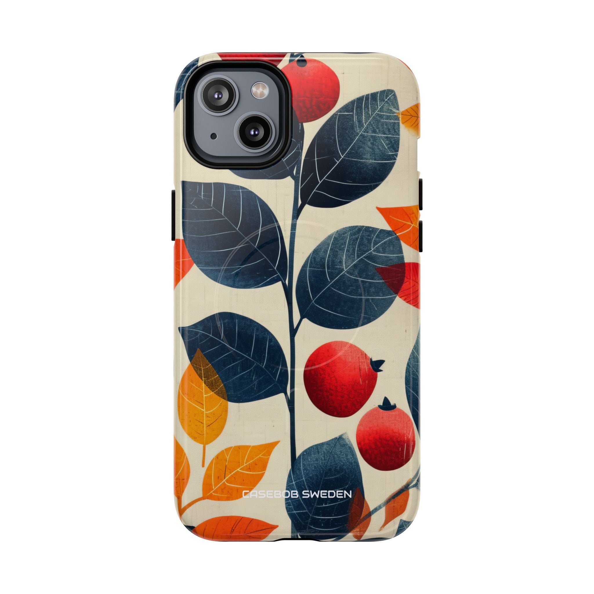 Autumn Nature Pattern - Tough + MagSafe® iPhone 14 Phone Case