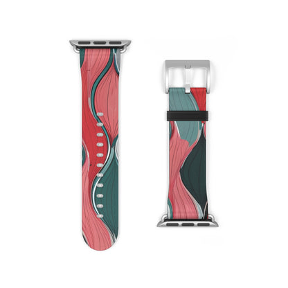 Leaf Spiral Pink - Watch Band