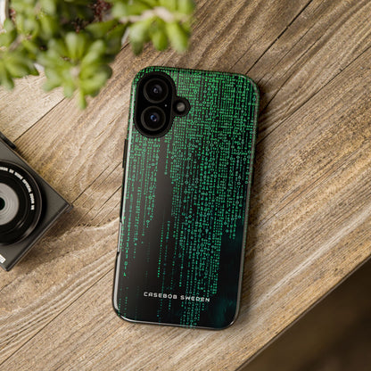 Matrix Gradient Flow iPhone 16 - Tough Phone Case