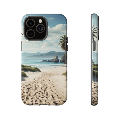 Footprints Trace Sand - iPhone Case