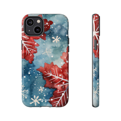 Winter Leaves Dance - iPhone Case