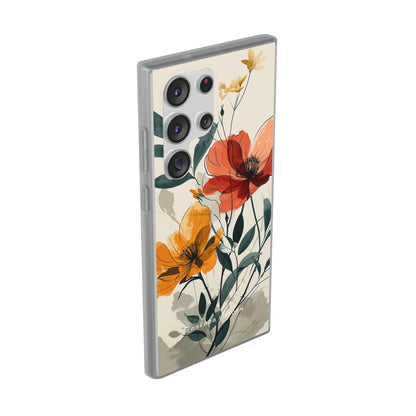 Elegant Floral Harmony Samsung S23 - Flexi Phone Case