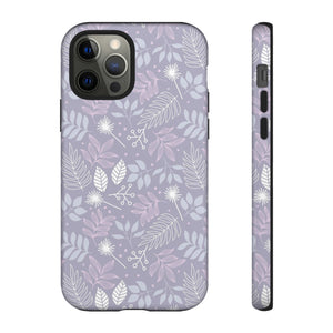 Purple Mona Leaf - Protective Phone Case