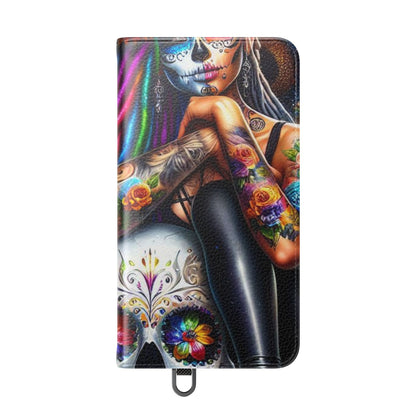 Skull Bloom - Samsung S24 Case - Wallet