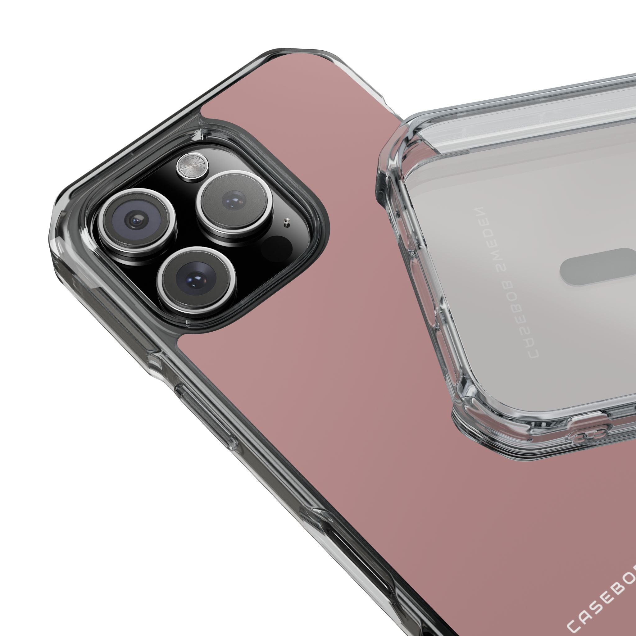 Rosy Brown iPhone 16 - Clear Impact Phone Case