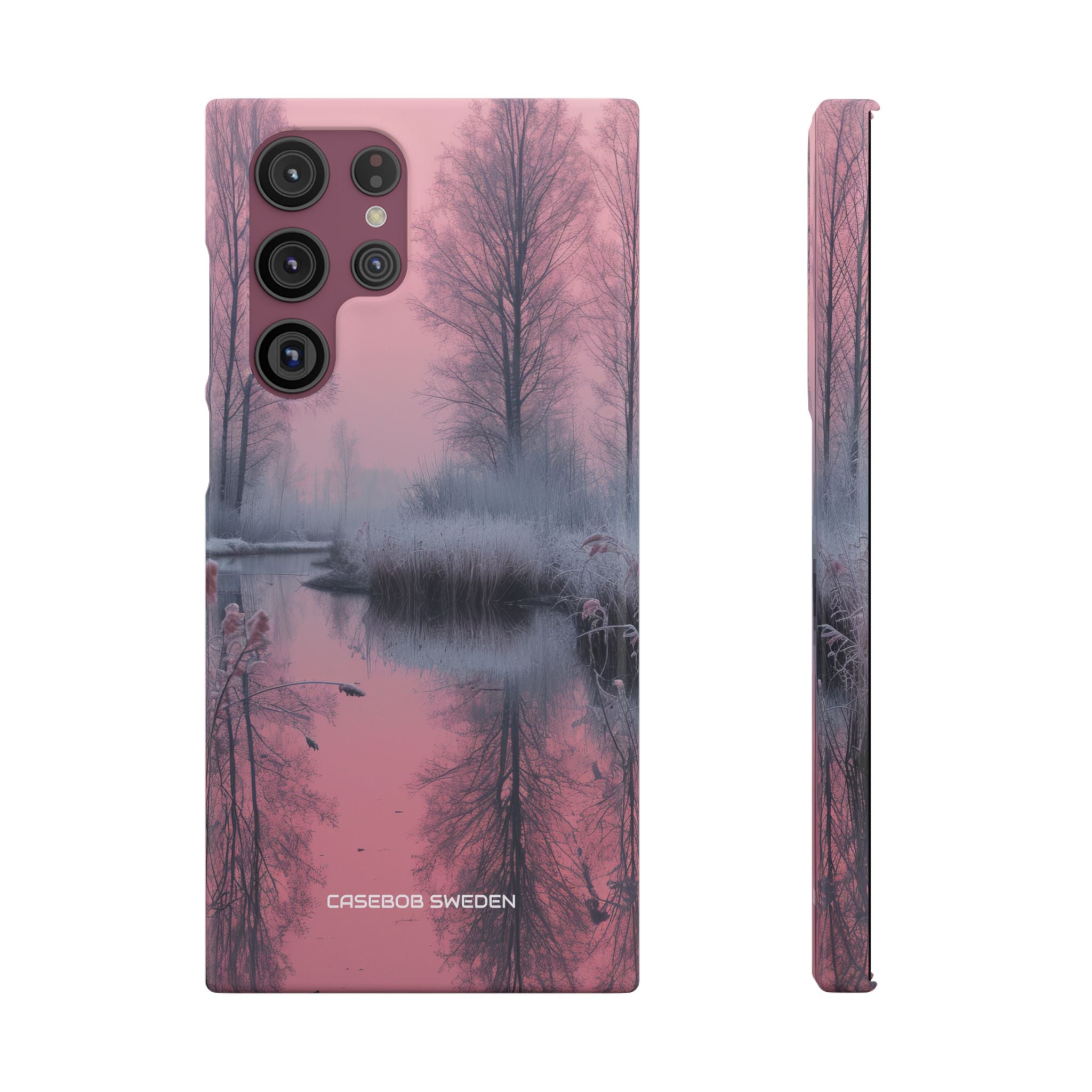 Pink Serenity Case - Slim Samsung S22 Phone Case