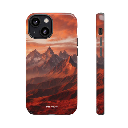 Mountain Peaks Glowing - iPhone Case