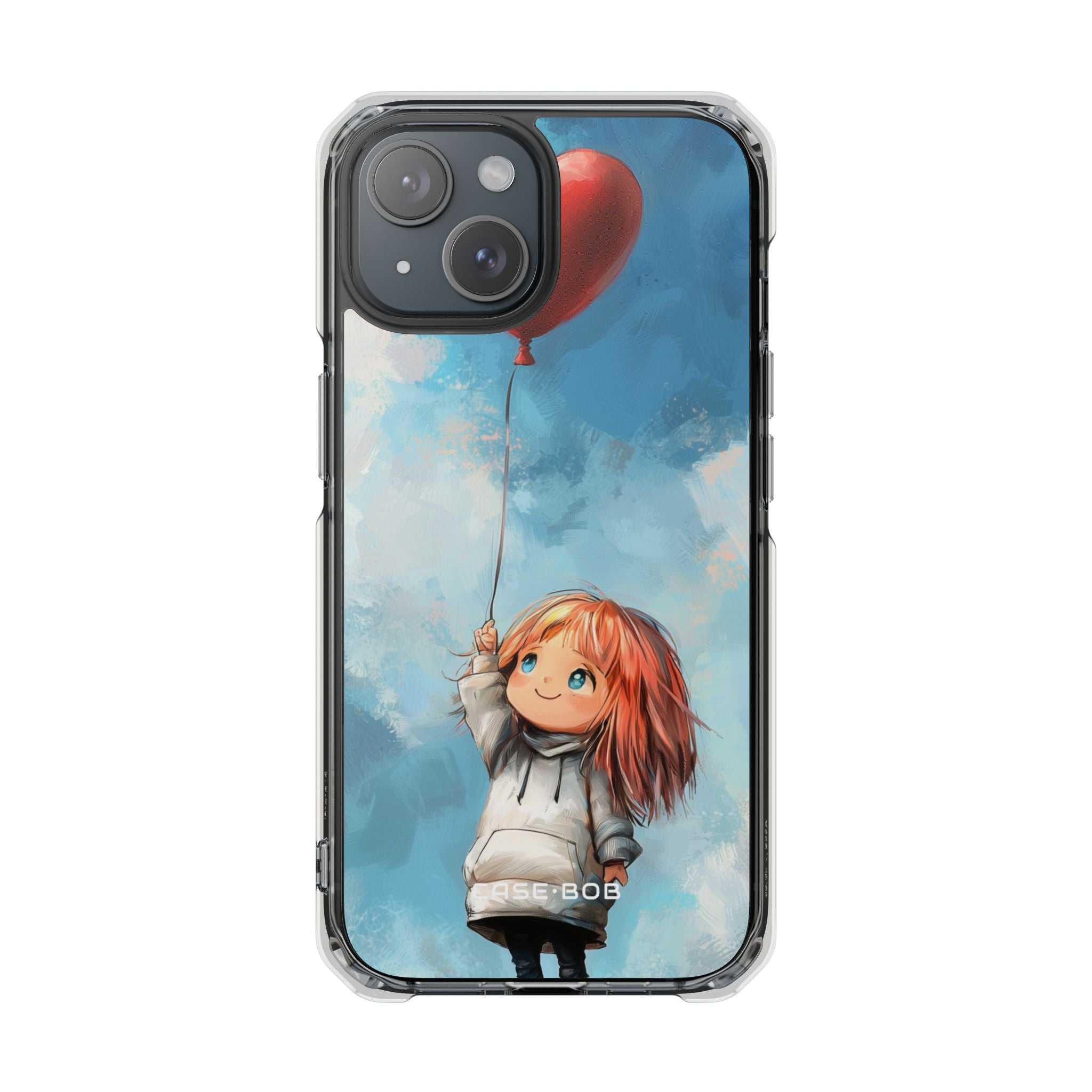Heart Balloon Whimsy iPhone 15 Case - Impact