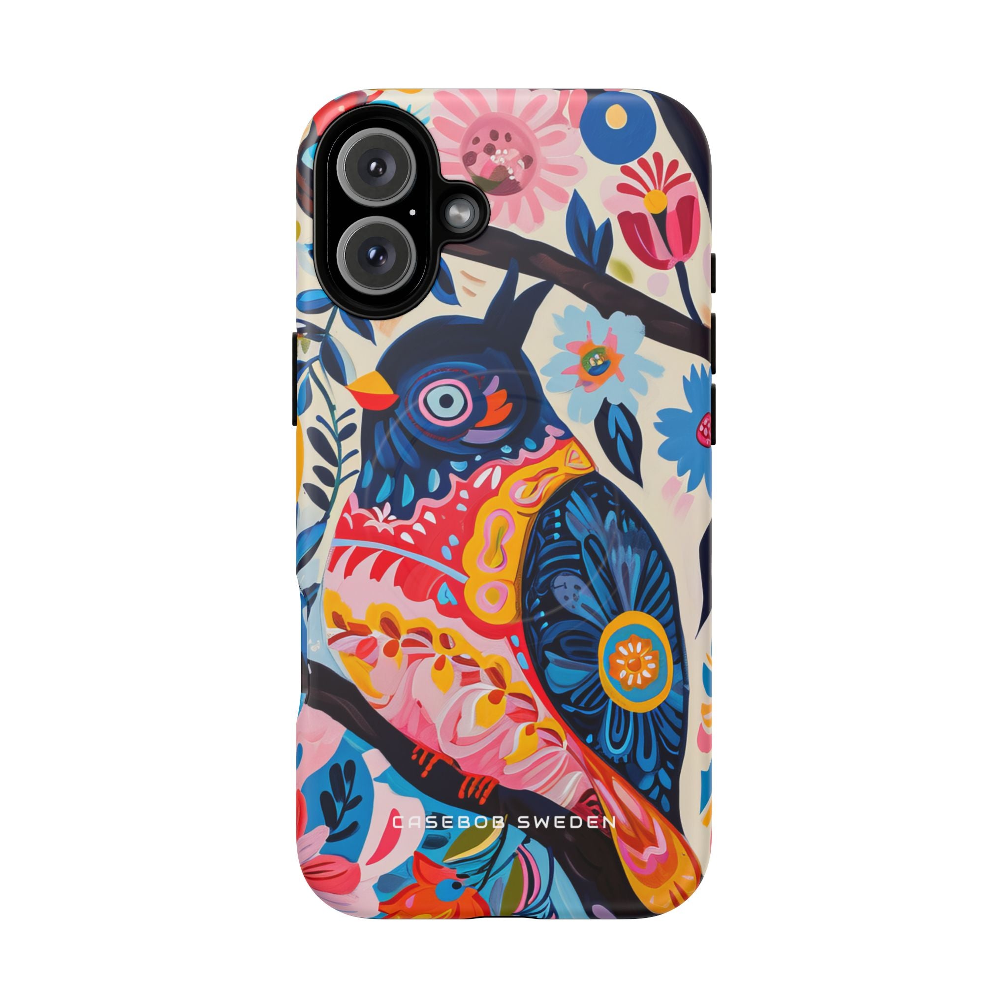 Whimsical Vintage Owl with Floral Charm iPhone 16 | Tough+ Phone Case