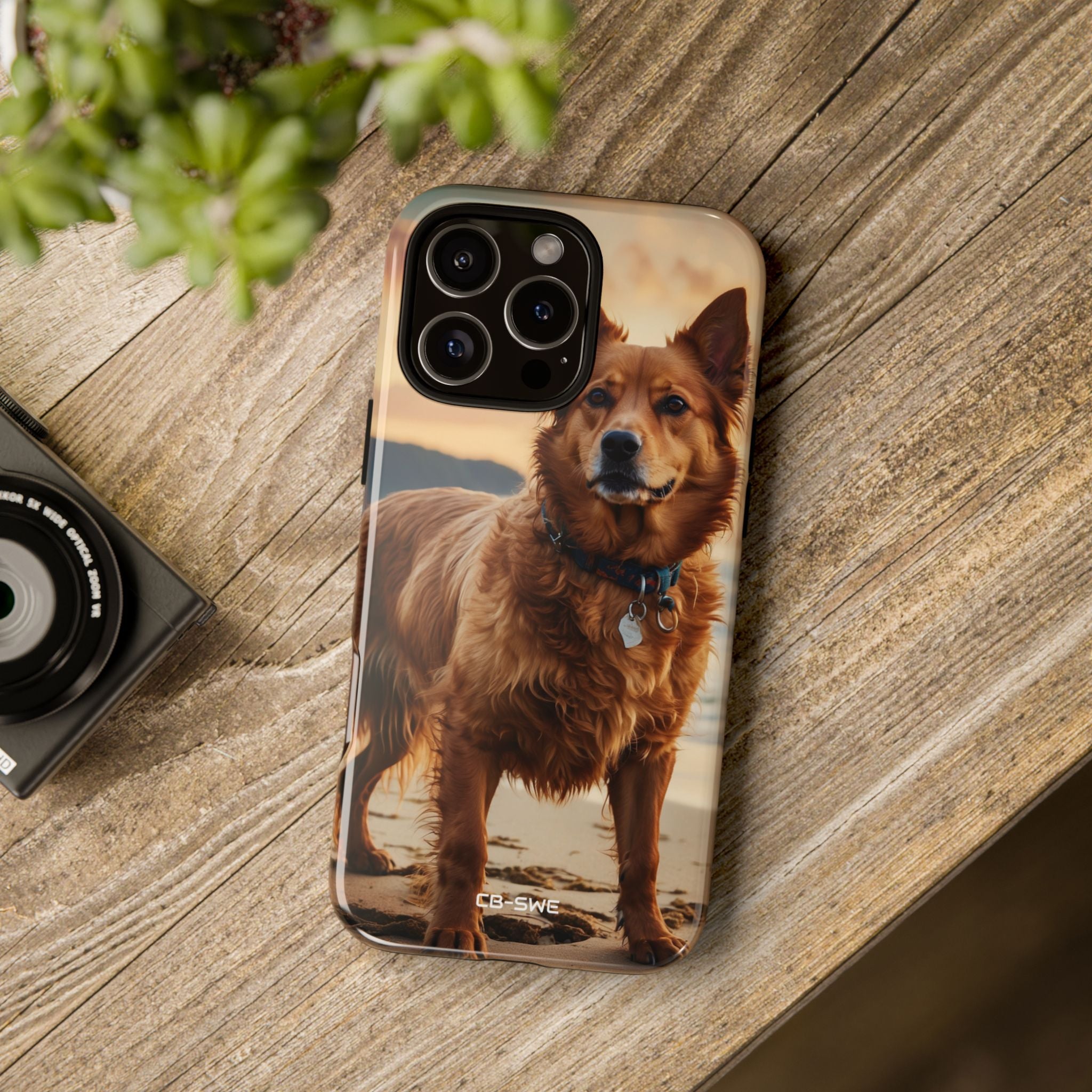 Golden Dog Plays - iPhone Case