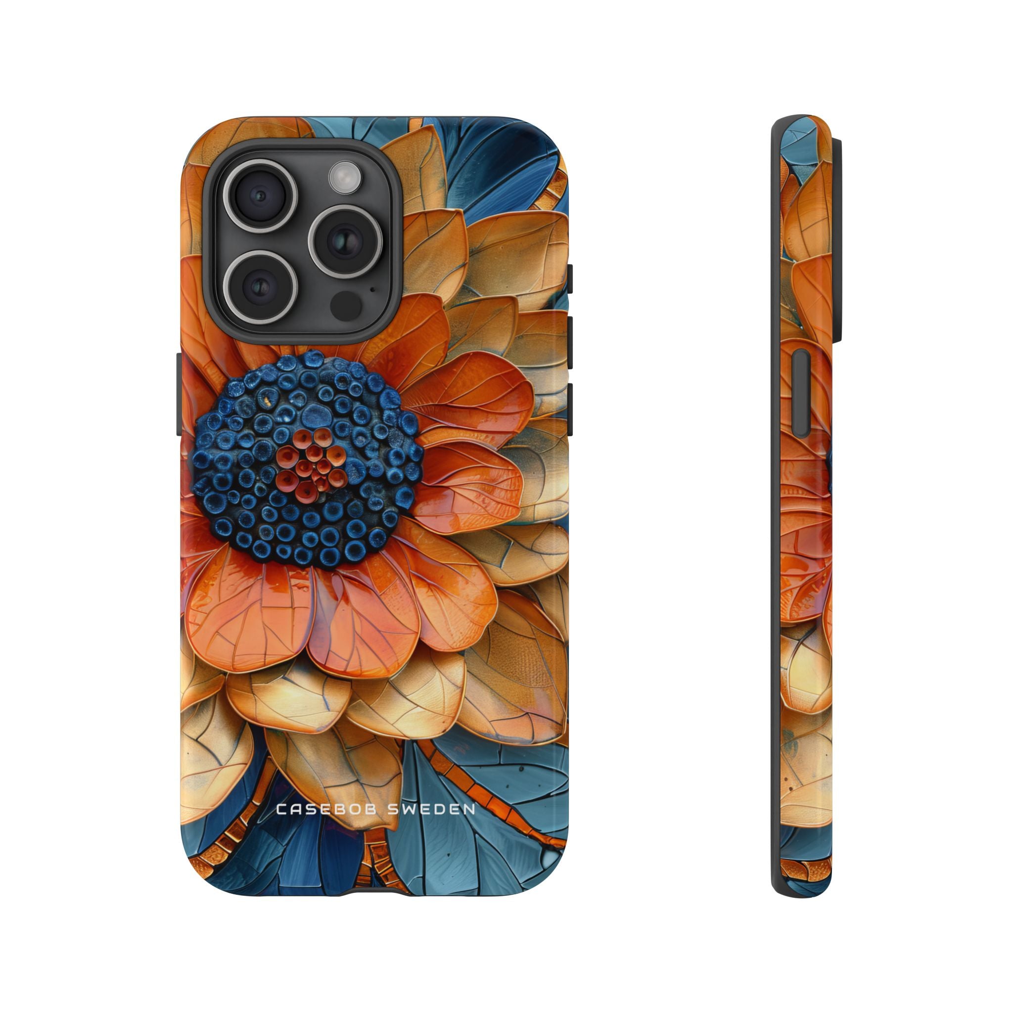 Mosaic Blossom Harmony iPhone 15 - Tough Phone Case