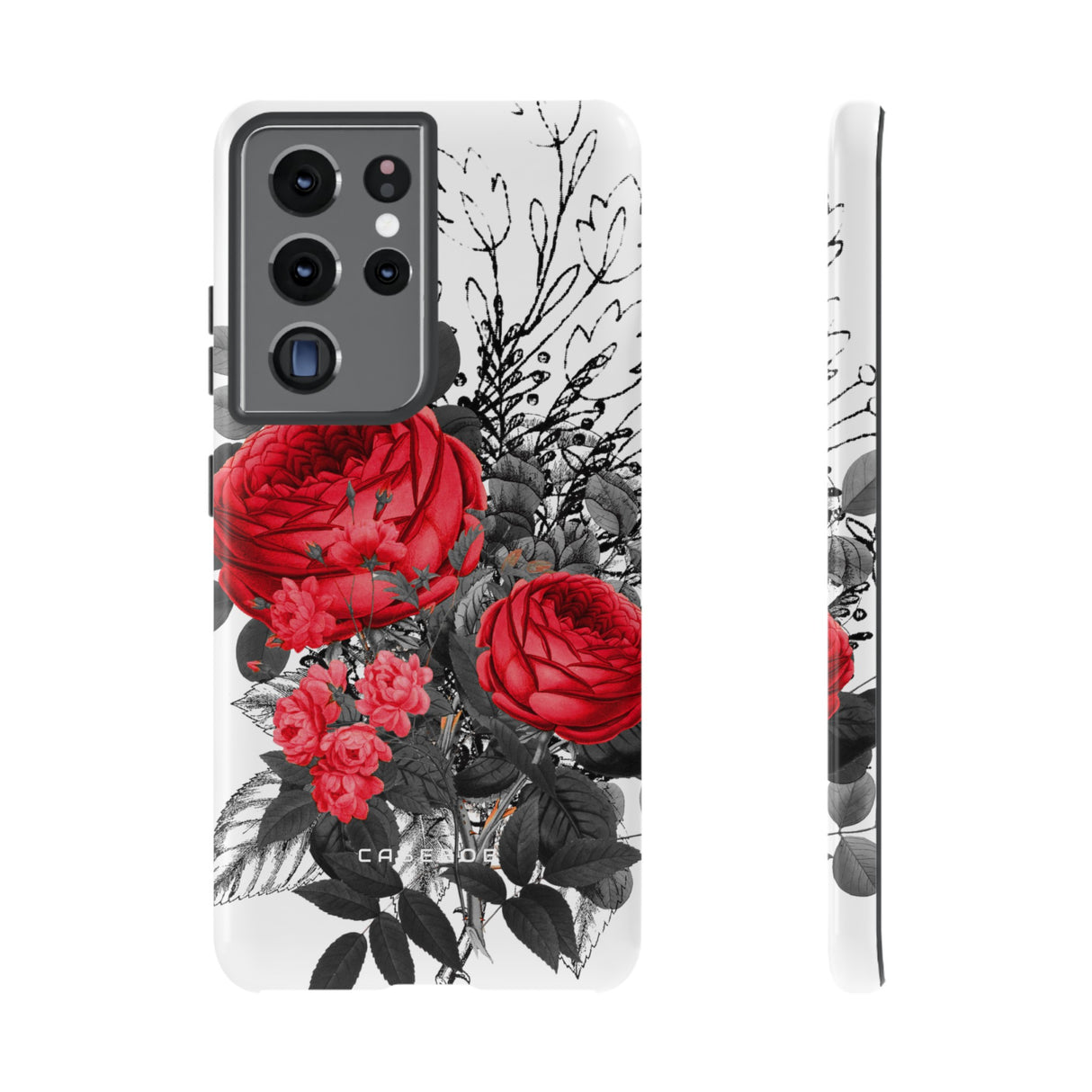 Roclops Gothic Flower - Protective Phone Case