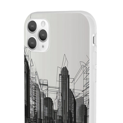 Urban Wireframe | Flexible Phone Case for iPhone