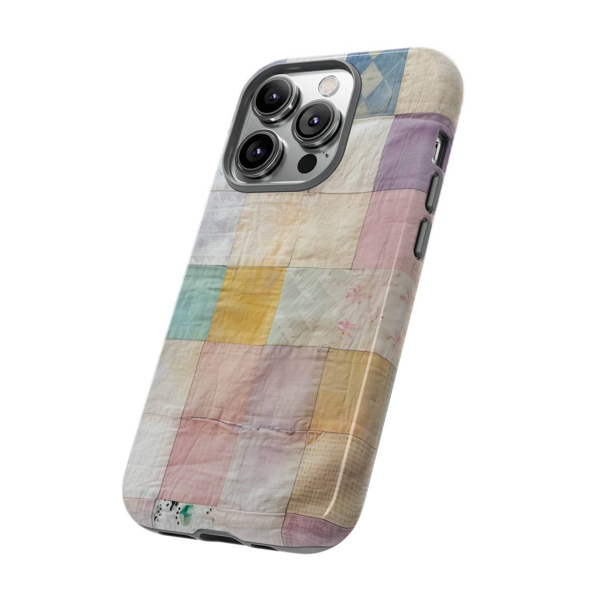 Pastel Quilt Patchwork - Protective Phone Case