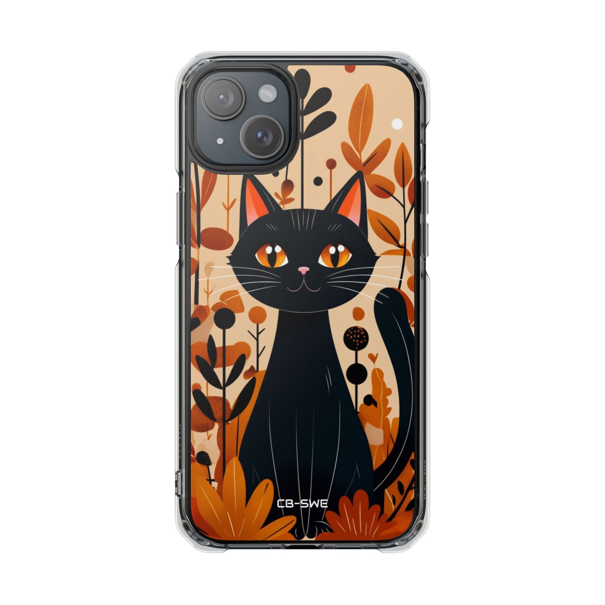 Autumnal Cat Whimsy iPhone Case - Impact