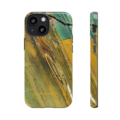 Cracked Yellow - Protective Phone Case